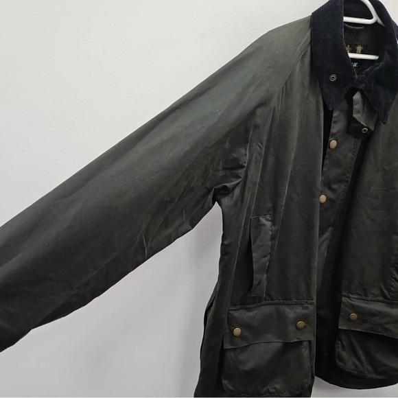 Barbour Men's Beaufort Jacket from the UK Size: XL - Color: Dark Green - Picture 3 of 14